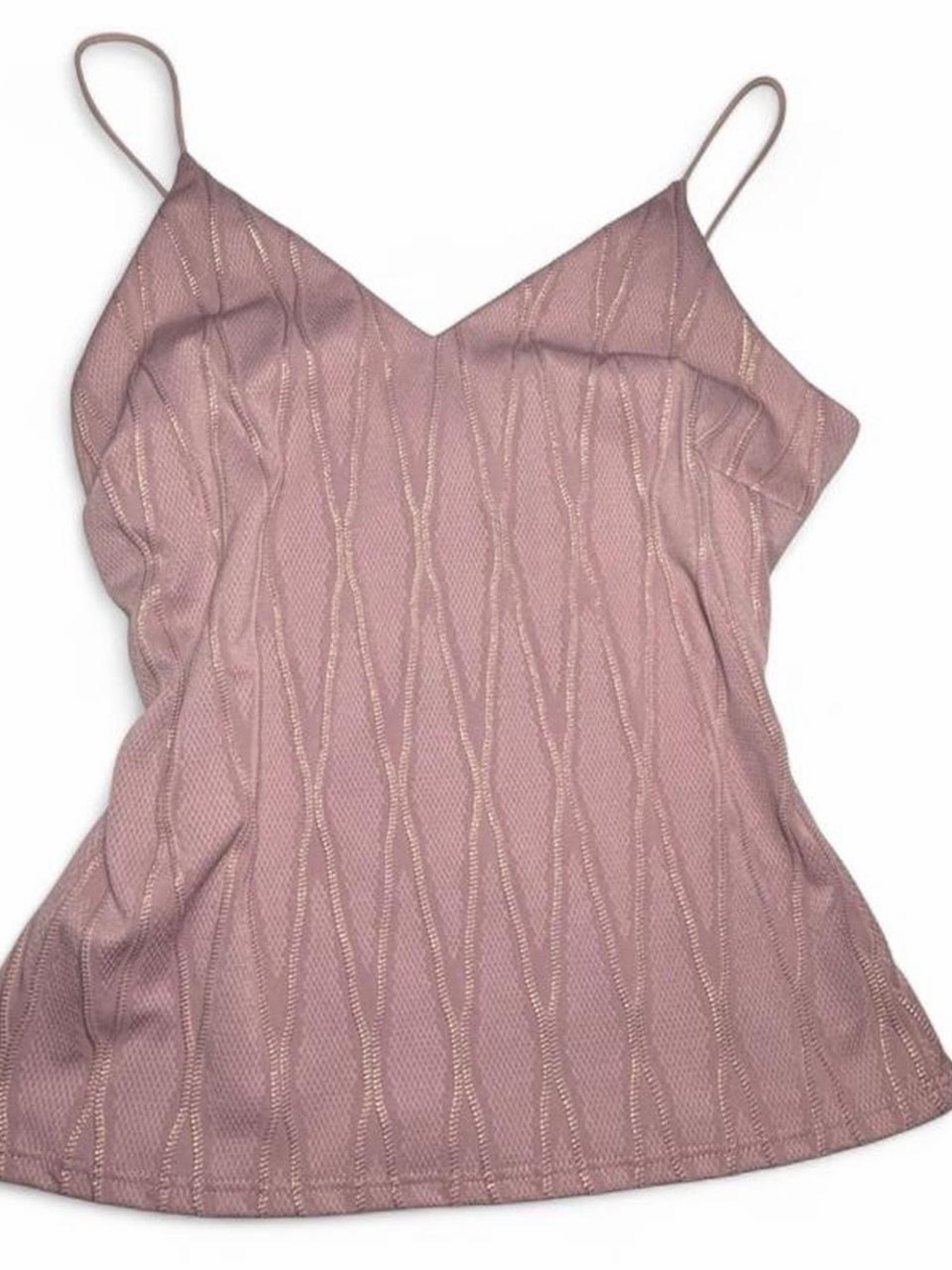 Vintage Fashion Magazine Dusty Rose Knit Cami
